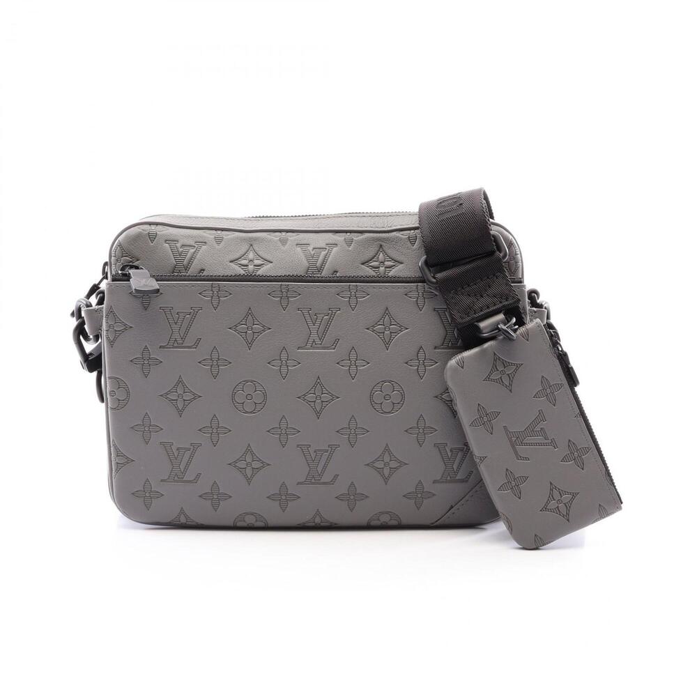 Louis Vuitton Trio Messenger Monogram Shadow Shoulder Bag/Handbag, Leather, S...